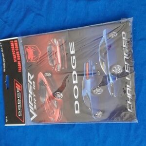 4/$20 Dodge Viper SRT 10 & Challenger stretch book cover challenger